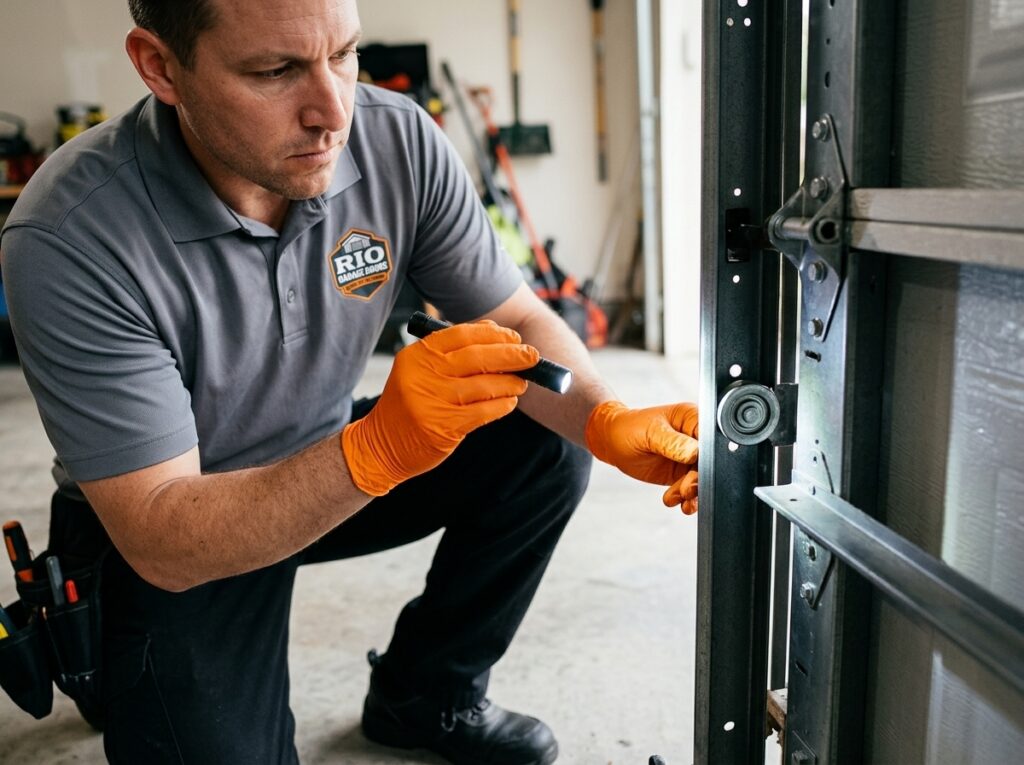 Garage Door Track Repair Services​​