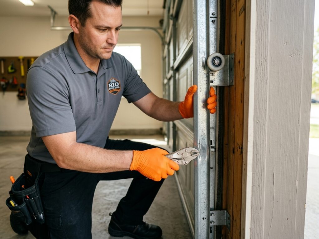 Garage Door Track Repair Services​​
